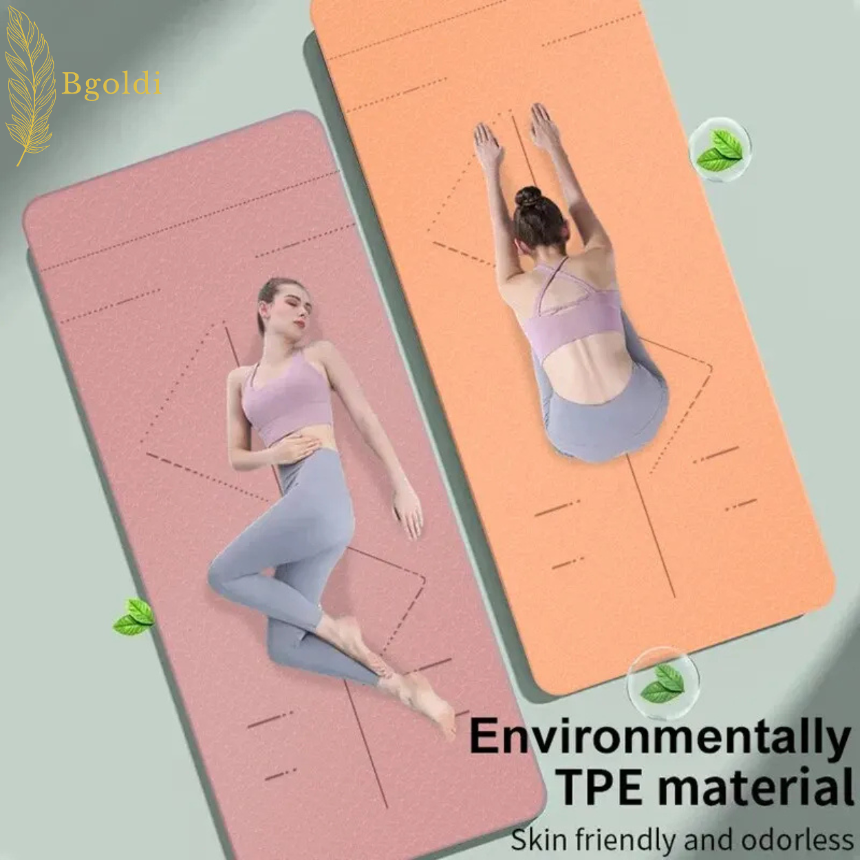 Yoga Mat β Non-Slip, Eco-Friendly, With Bag and Strap