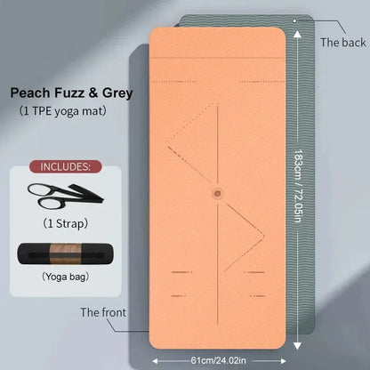 Yoga Mat – Non-Slip, Eco-Friendly, With Bag and Strap