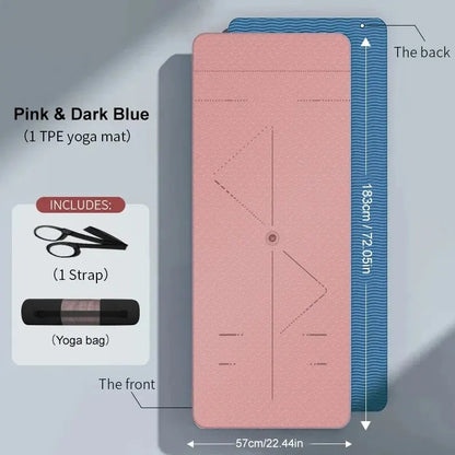 Yoga Mat – Non-Slip, Eco-Friendly, With Bag and Strap